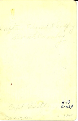 Captain Edward Settle Godfrey in Dress Uniform with Medals and Van Dyke Mustache