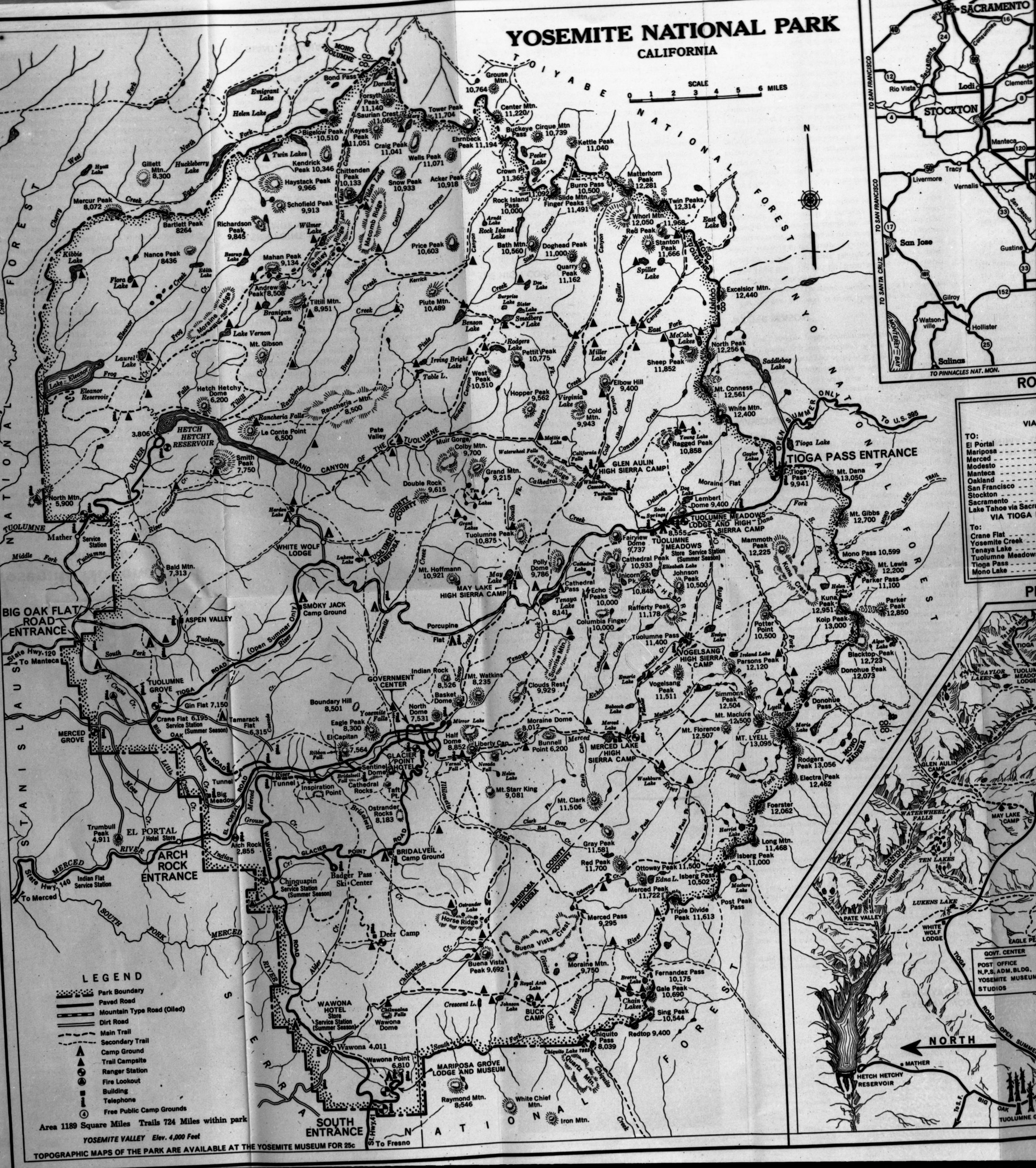 Map of Yose for use in broadside revision