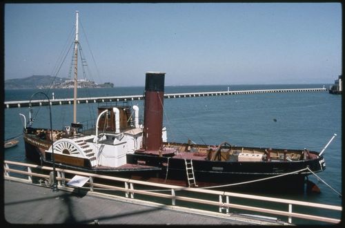 Various views of the Eppleton Hall (built 1914; tugboat) at and near the San Francisco Waterfront