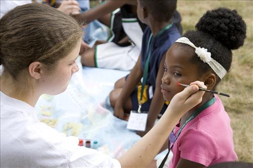 Get Up, Get Out & Go! face painting