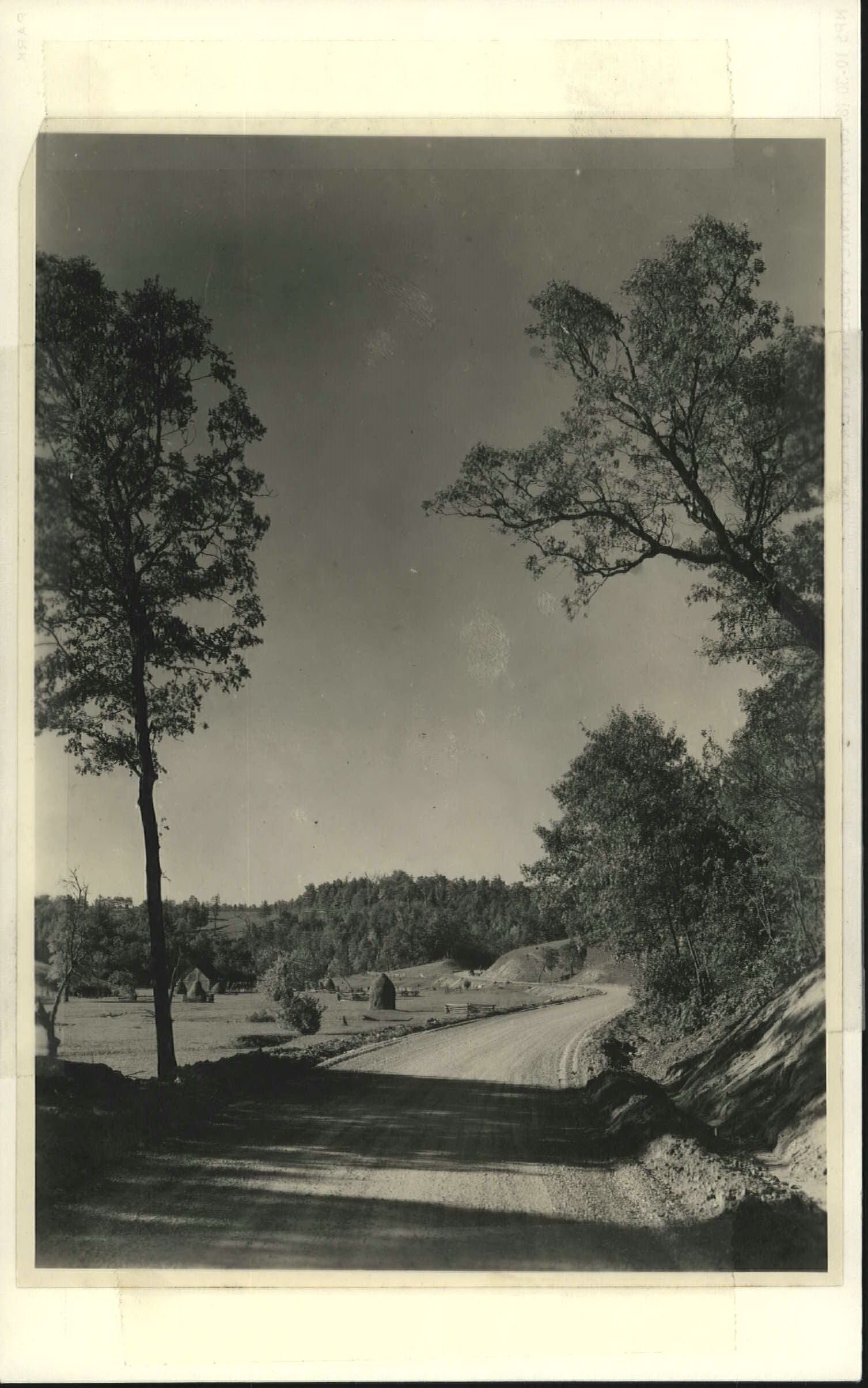 View looking south on Parkway