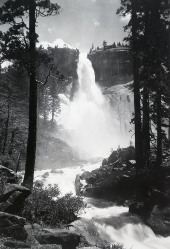 Nevada Falls, Yosemite National Park. Requested by Bryant on 1/27/38. Photographed by Cather on 1/28/38.