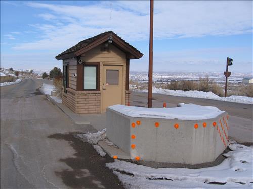 West Entrance Station at Colorado National Monument January 2010