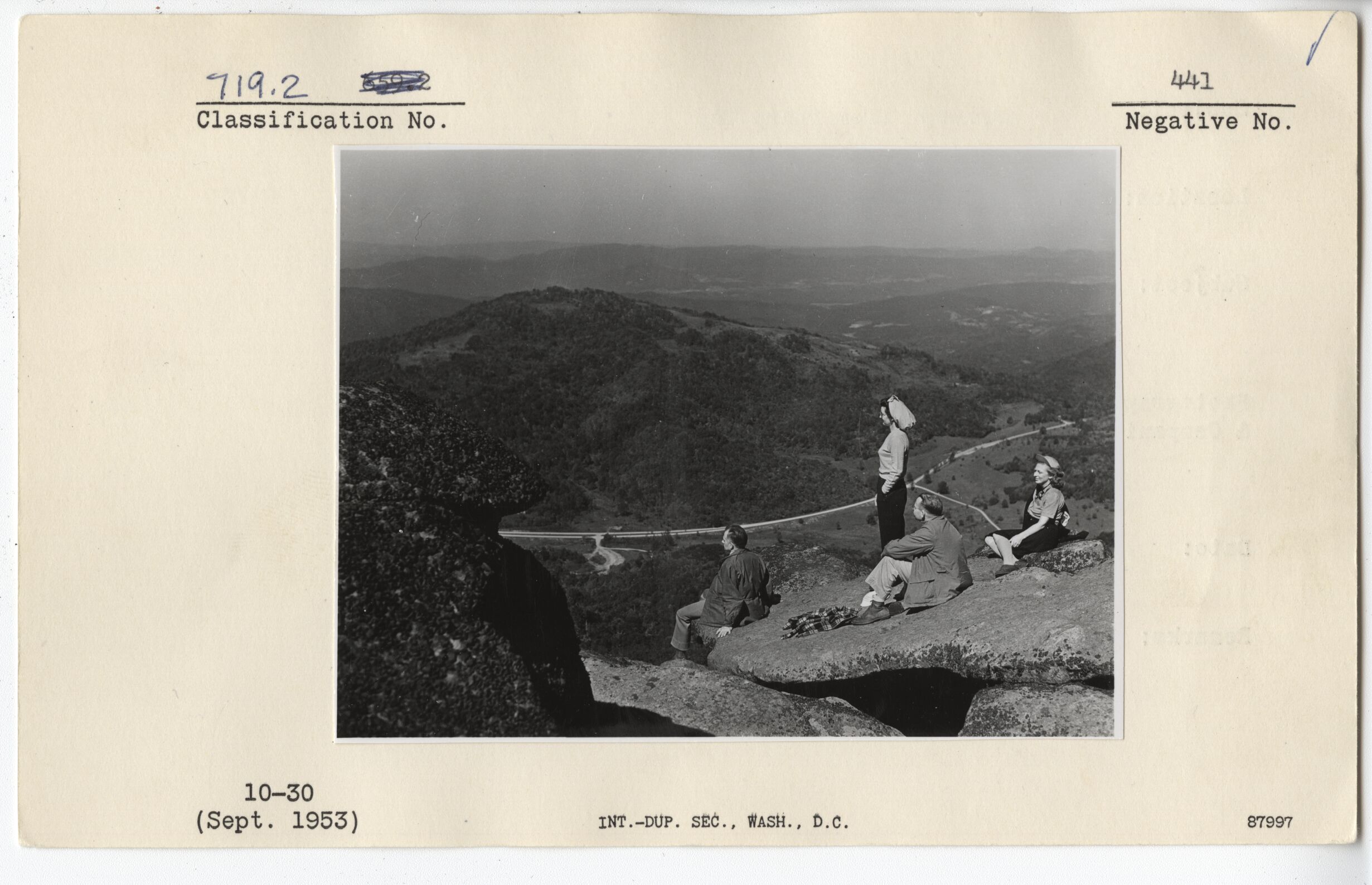 Parkway from Sharp Top Mountain