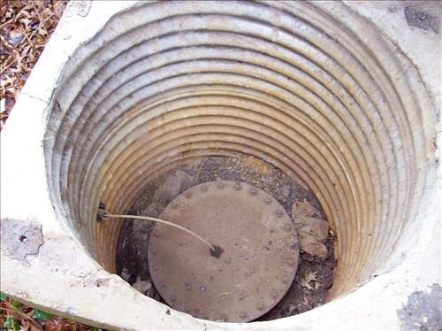 PISC-Damaged Well System at National Colonial Farm, January 6, 2009