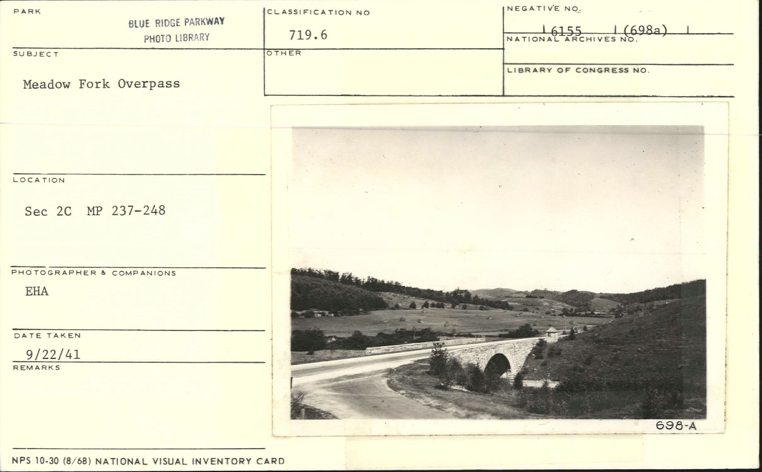 Overpass near Meadowfork Valley
