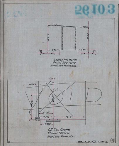 56103.LB--clearance sketches--Structures less than 8 feet from center line of track or less than 22 feet above top of rail [Group 15]