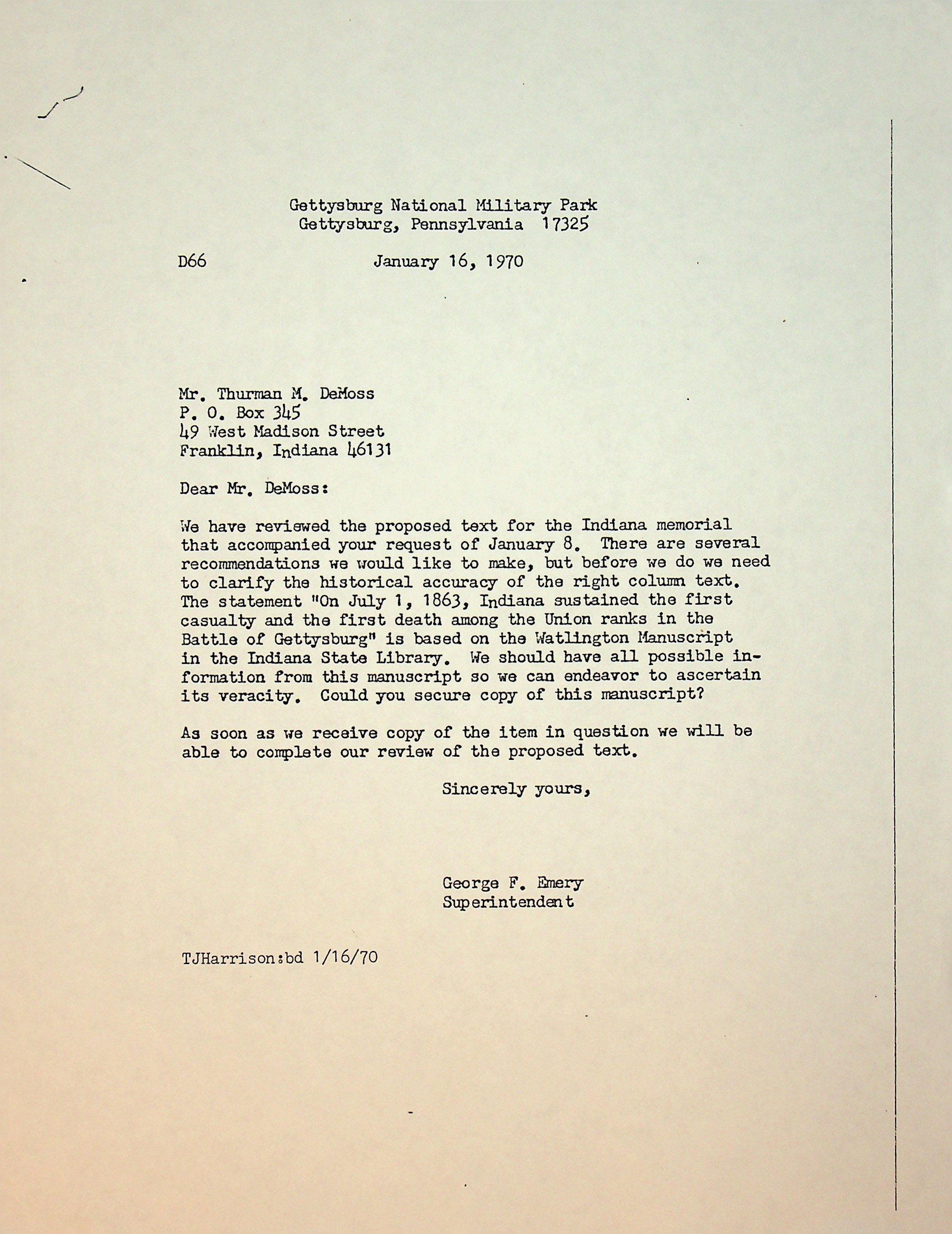Typed Document