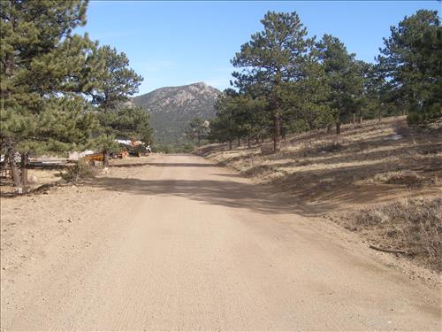 Condition of secondary roads ( High Drive, Twin Sisters, McGraw Ranch Road) in Rocky Mountain National Park prior to rehabiliation work March 2009.