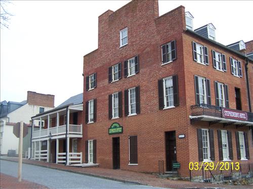 Views of the John Brown Museum Buildings in Historic Lower Town, Harpers Ferry NHP/NPS, West Virginia, Dated to March 29, 2013.