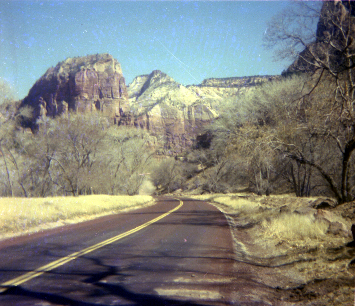 Chipsealing of Zion roads.