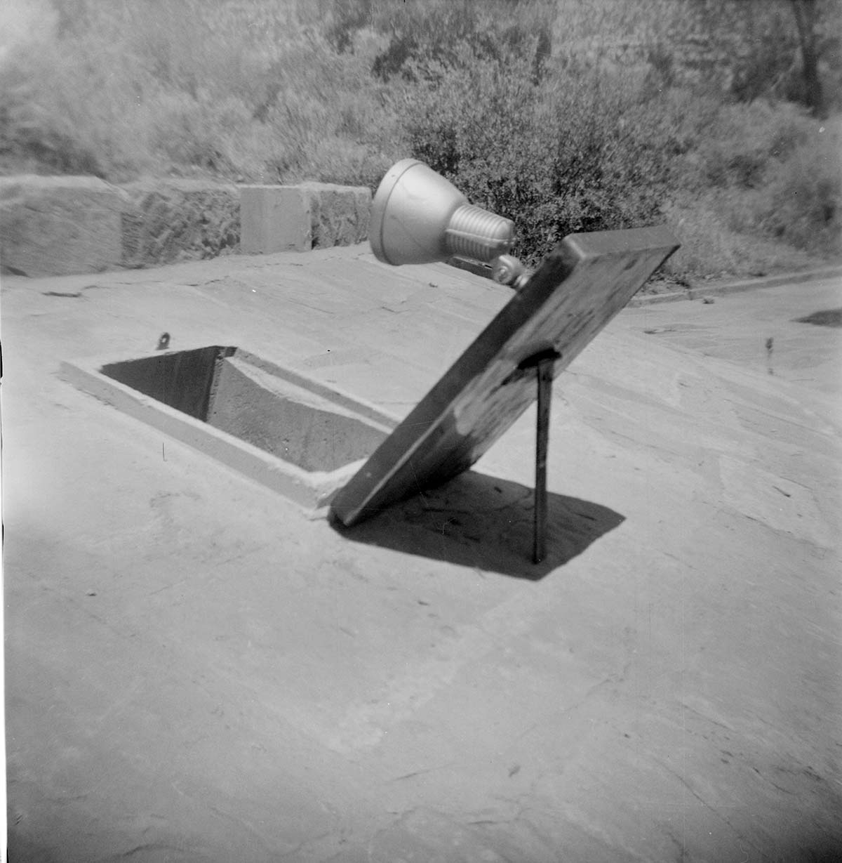 The lighting system at the South Campground amphitheater.