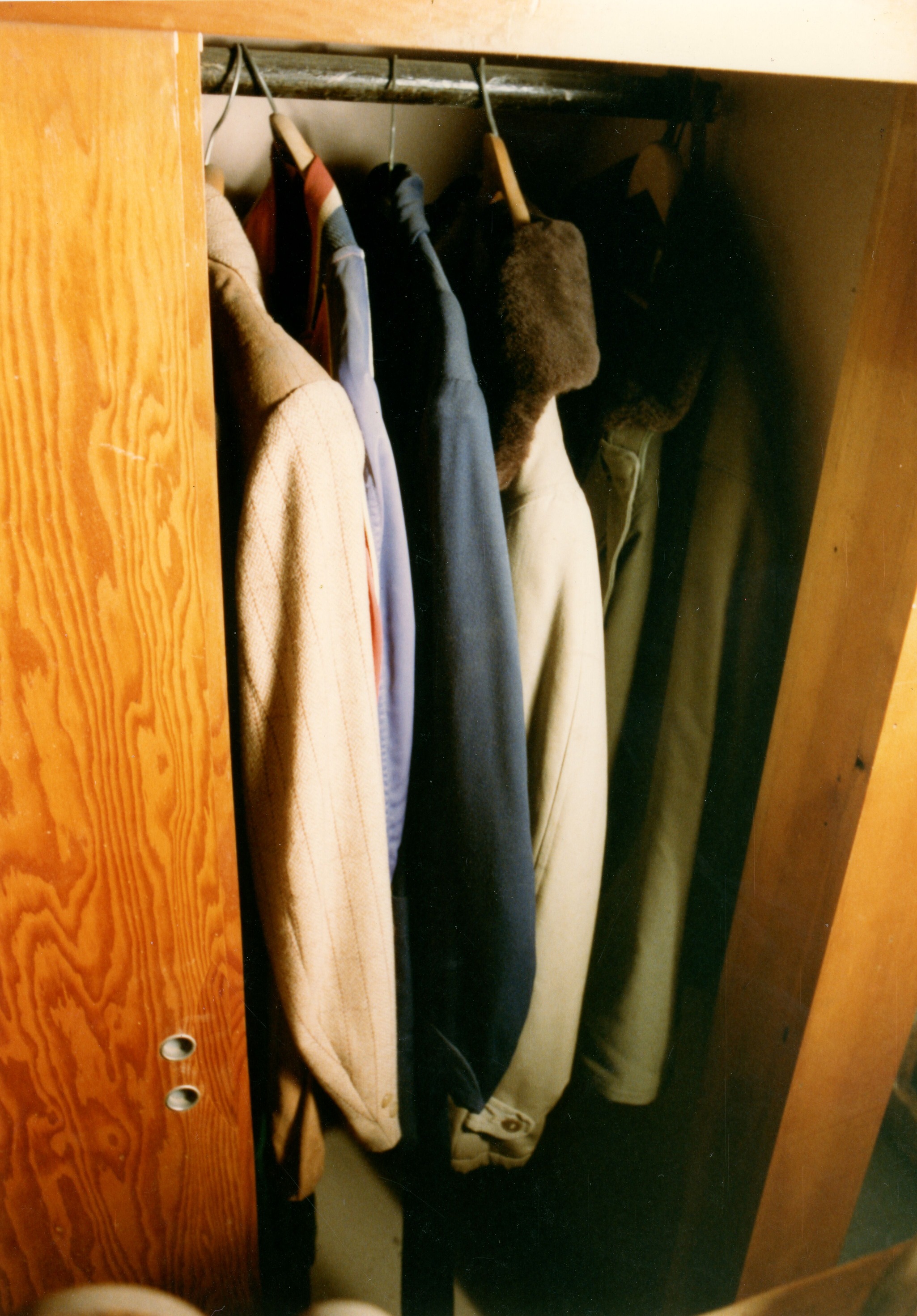 Closet of north wall (nearest west wall)