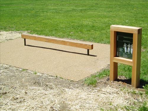 New paracourse exercise equipment along Rock Creek Parkway - 05-13-08