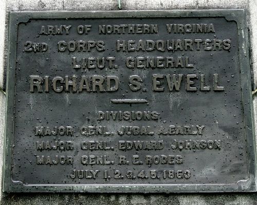 Ewell's CS Headquarters Marker