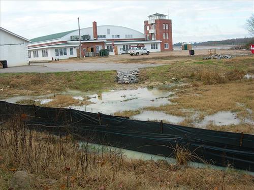 Moton Field at Tuskegee Airmen National Historic Site in 2008 and 2009