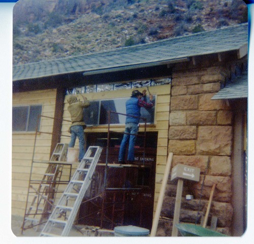 Maintenance building - remodeling work.