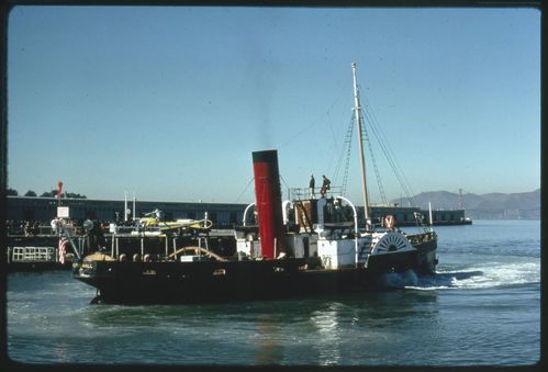 Various views of the Eppleton Hall (built 1914; tugboat) at and near the San Francisco Waterfront