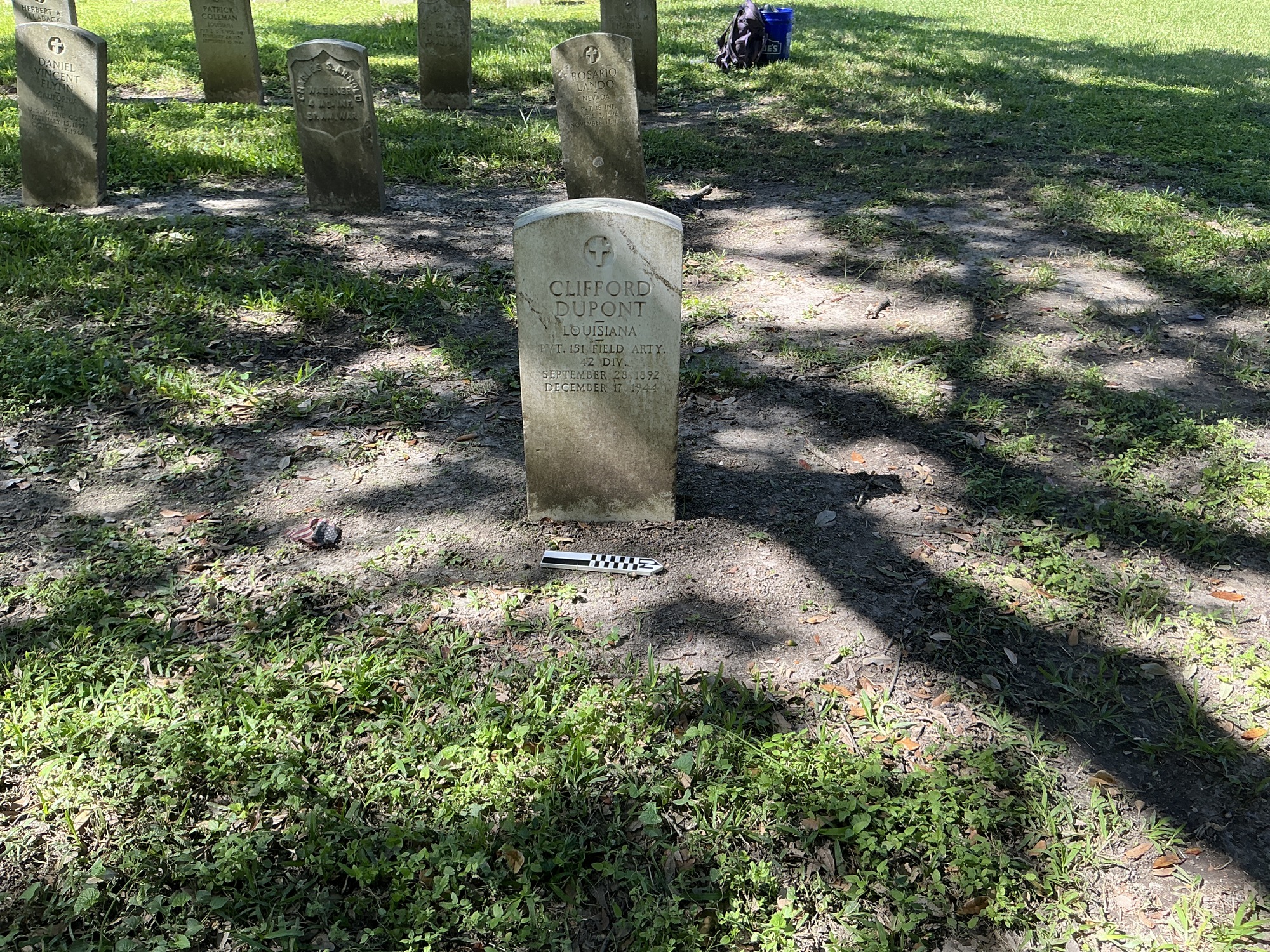 Extra image of upright marble headstone with flat face.