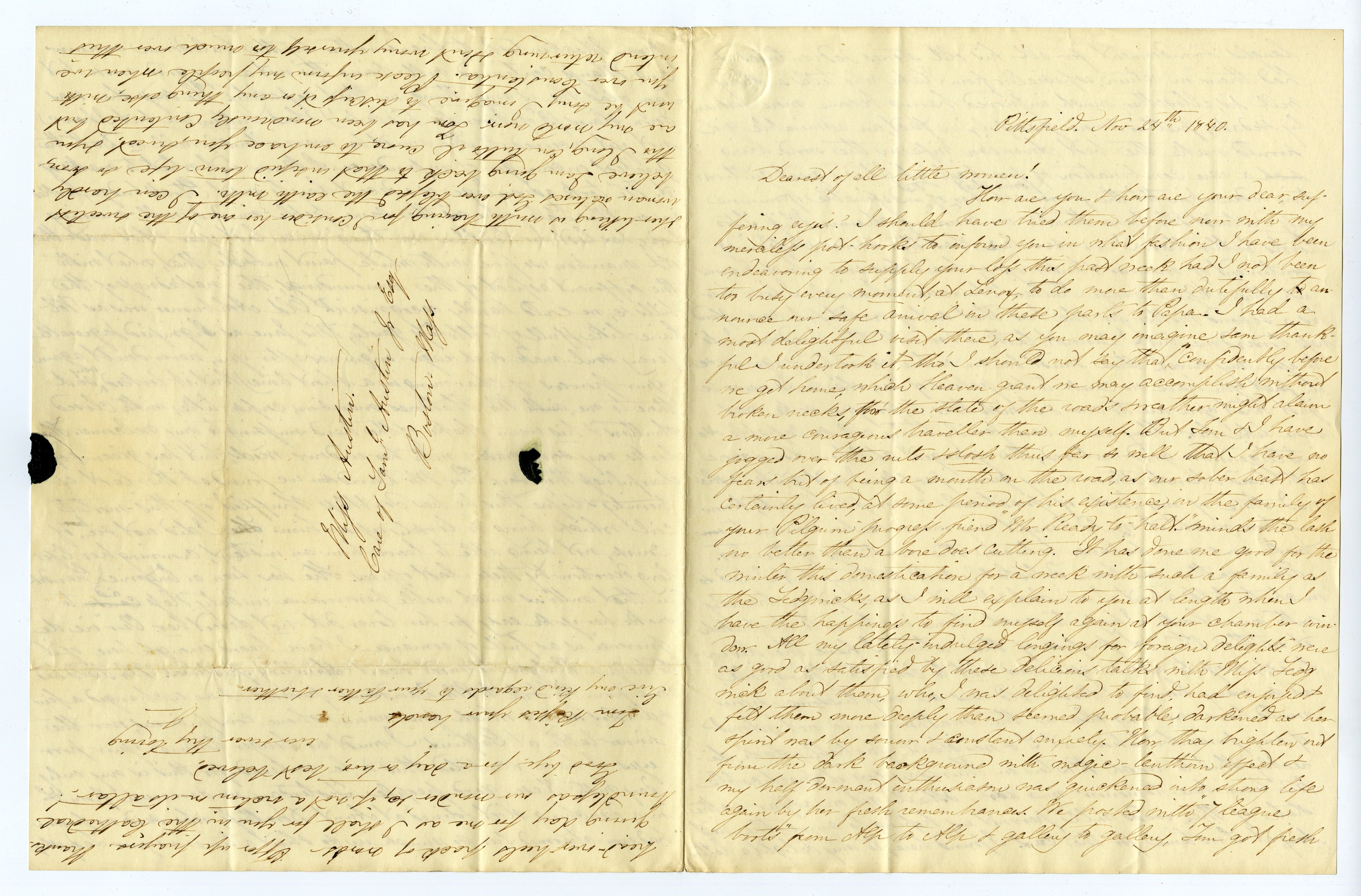 Manuscript letter
