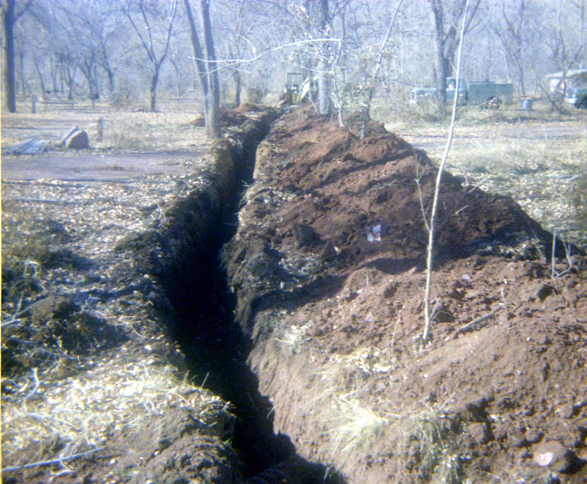 The utilities project at Zion Lodge.