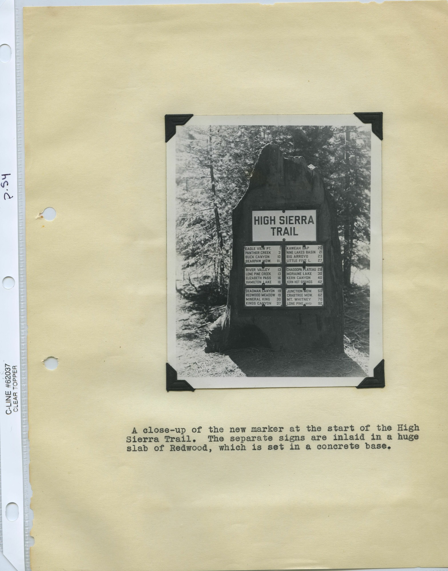 SEKI Civilian Conservation Corps