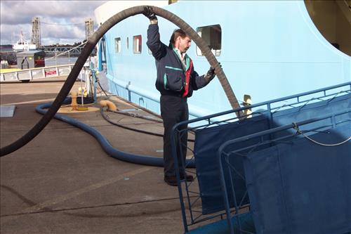 Fuel Transfer on ISRO with MV-Ranger 3 and fuel barge