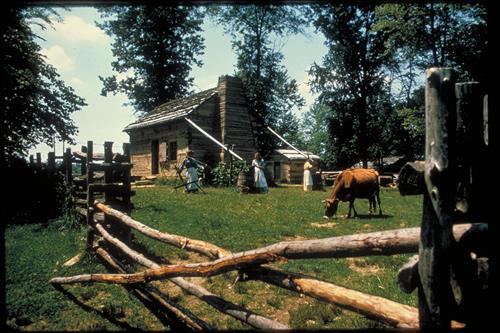 Living History Exhibits at Lincoln Boyhood National Memorial, Indiana