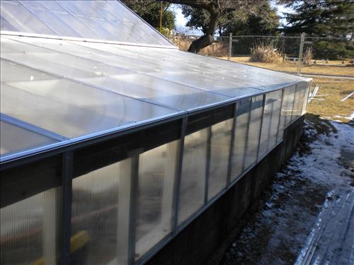 Kenilworth Aquatic Gardens Historic Greenhouse Repair - 50 percent completion December 22, 2010