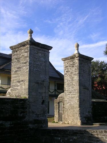 St. Augustine City Gates at Castillo de San Marcos National Monument in January 2008