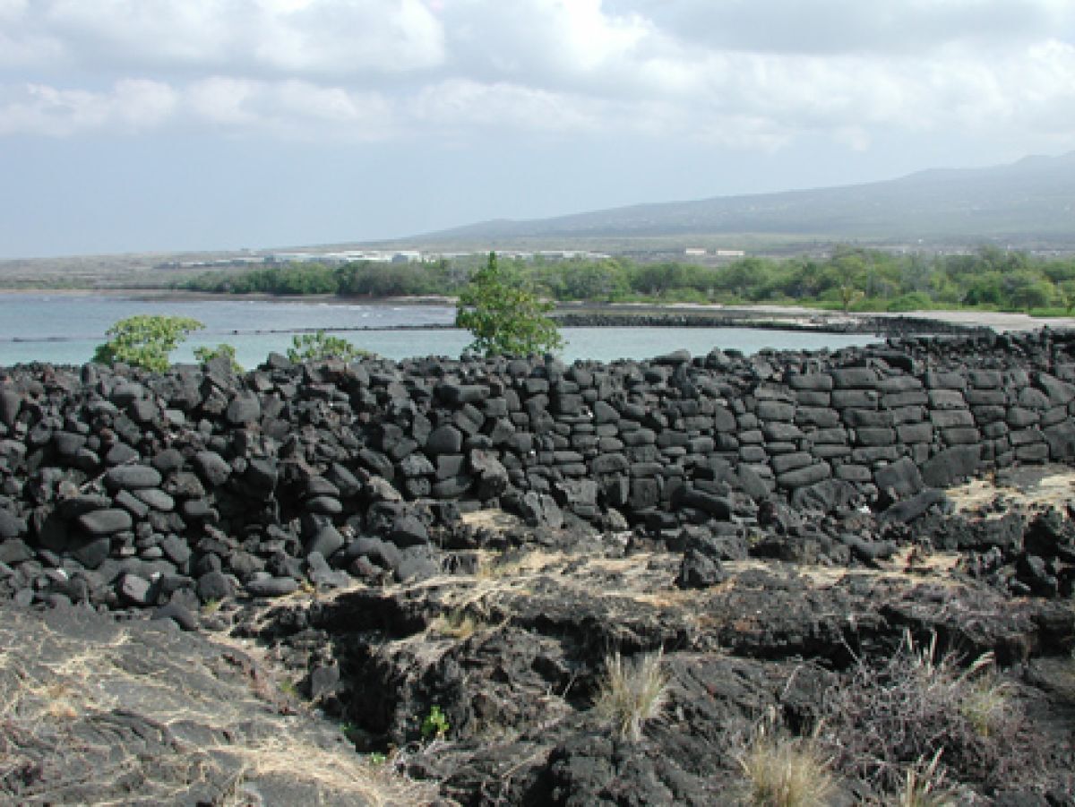 Recent View of Pu'uoina Heiau