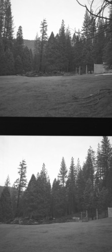 Remains of the Sequoia Hotel (Wawona) after the fire.