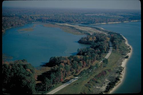 Colonial Parkway at Colonial National Historical Park, Virginia