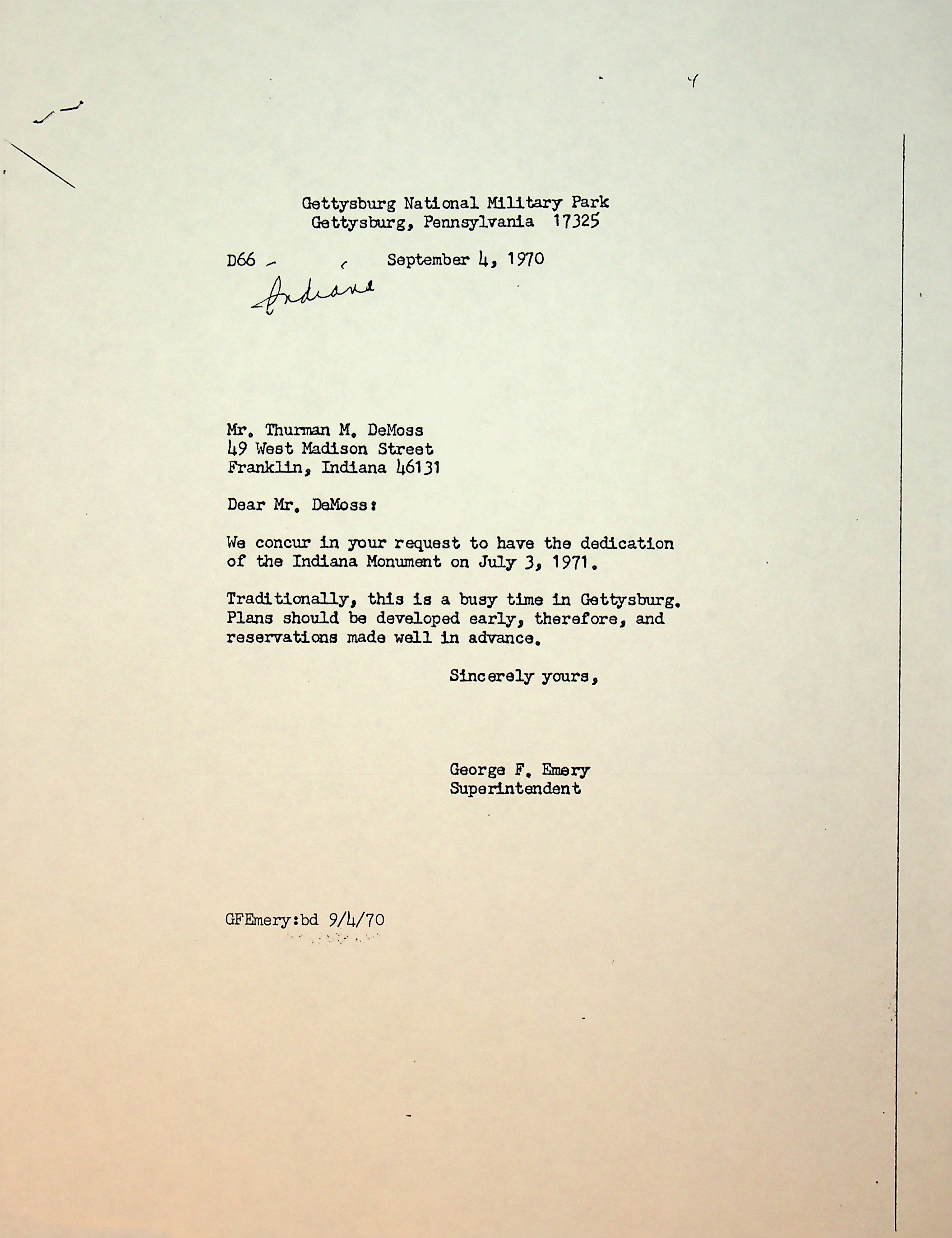 Typed Document