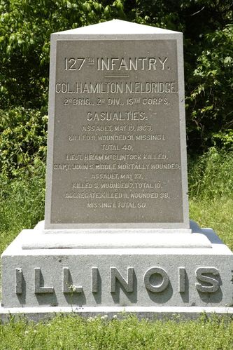 127th Illinois Infantry Regiment Monument