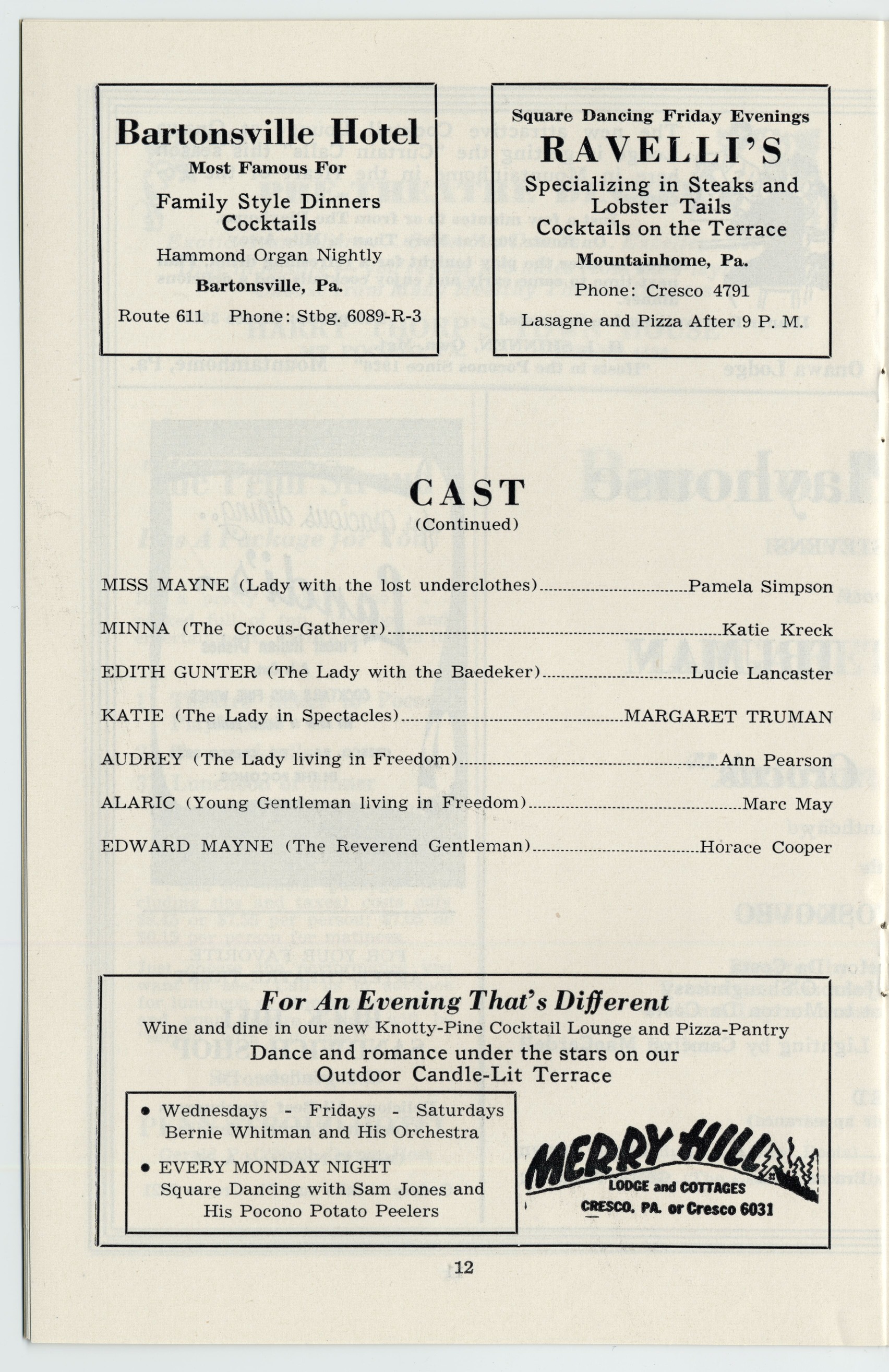 A program with 19 pages. The front cover is yellow colored with a green photo and text printed on it.