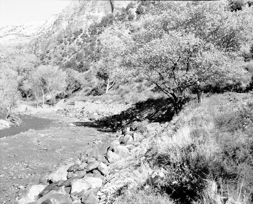 Flood damage along Virgin River.