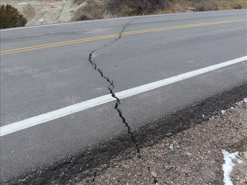 BADL-Loop Road Frost Heaves and Sunken Areas
