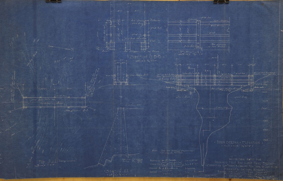 Bear Gulch Dam Blueprint 1935 (Sheet 1 of 2)