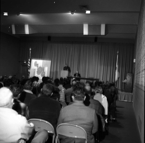 The wilderness hearings held at Zion National Park - Mission 66 Visitor Center and Museum auditorium.