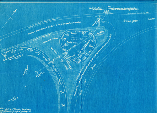Drawing No.1--Branch Road at Pump  Roadwork--Valley Forge Park--Contract No.12