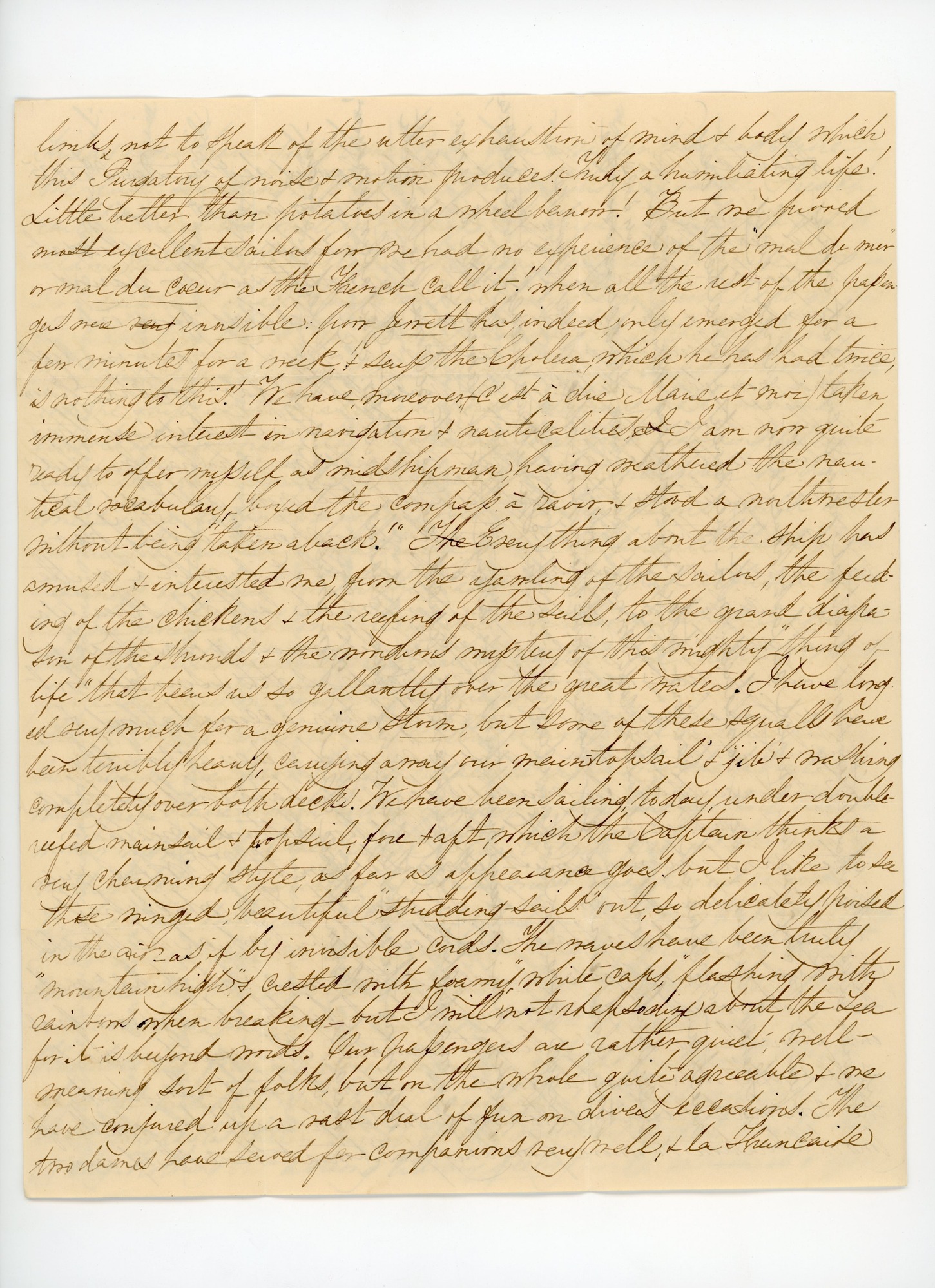 Manuscript letter
