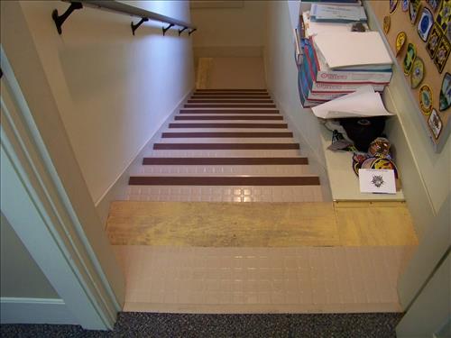 Replacing carpet in Sprigg House and tuckpointing Conference Center at Lincoln Home NHS in August-September 2014