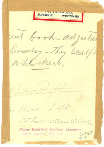 William W. Cooke,  Regimental Adjutant