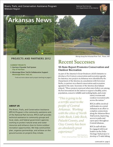 RTCA 2012 Arkansas News