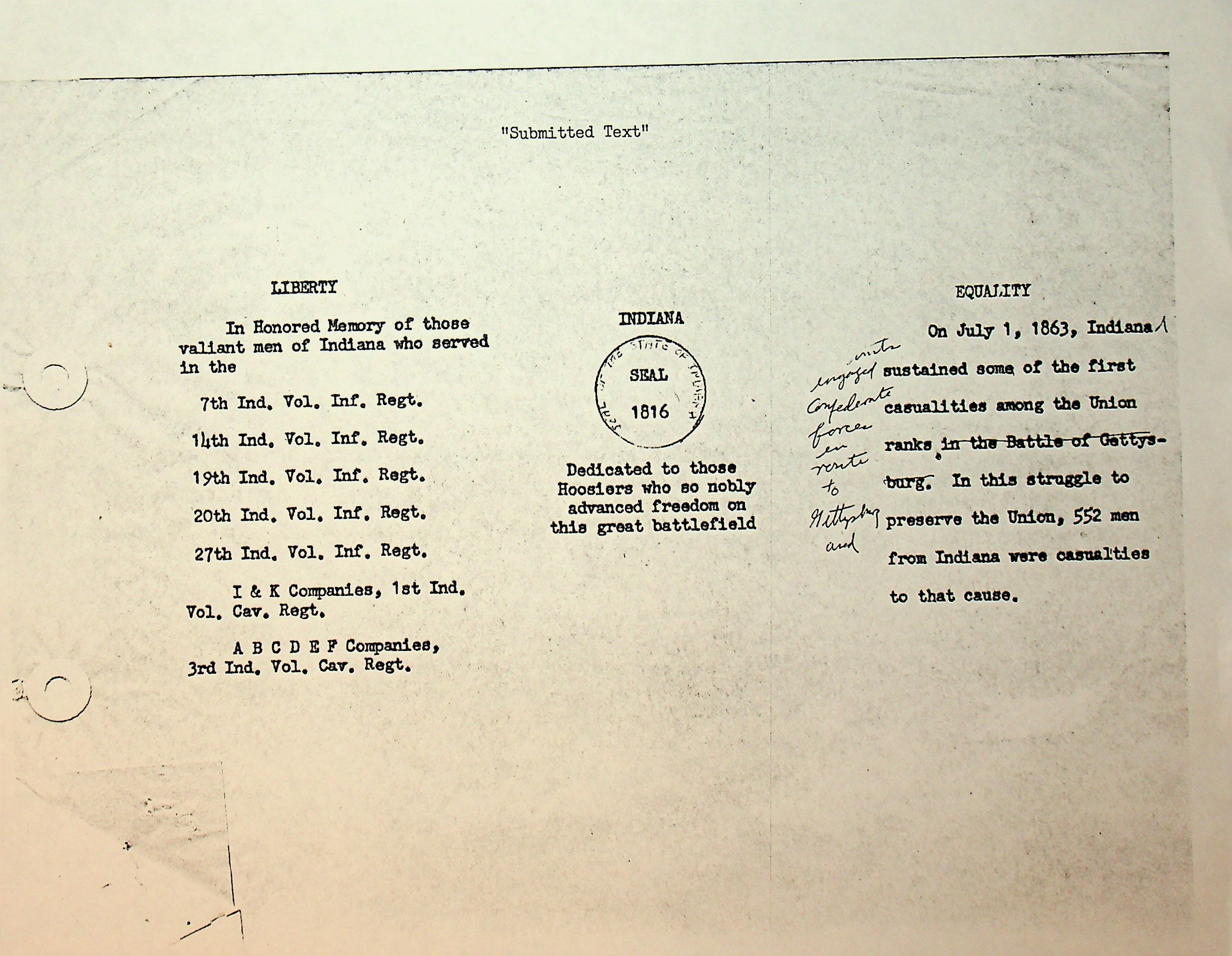 Typed Document