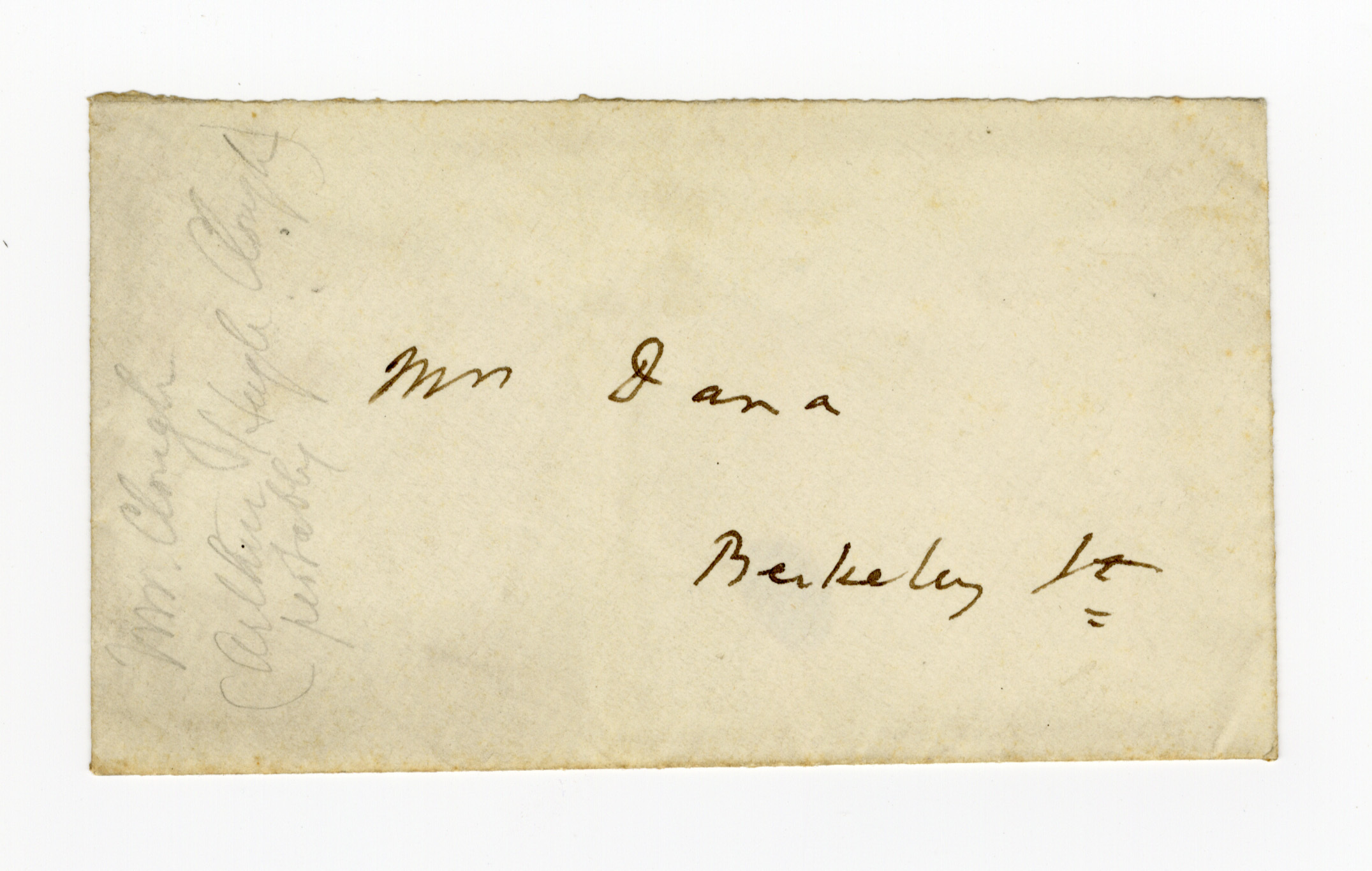 Manuscript letter envelope