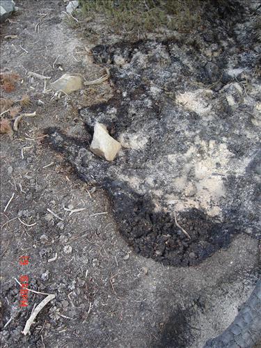 Volcanic wildfire in Kings Canyon backcountry, Sequoia and Kings Canyon National Parks, July 2005