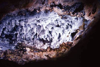 The Crown Jewels in a large quartz geode