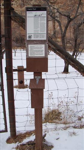 Wayside Exhibit Inventory Capitol Reef National Park January 2009 Group 2